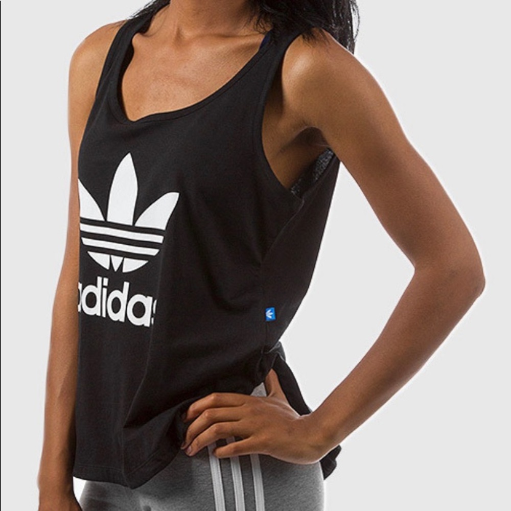 NWT-ADIDAS LOOSE CROP TANK